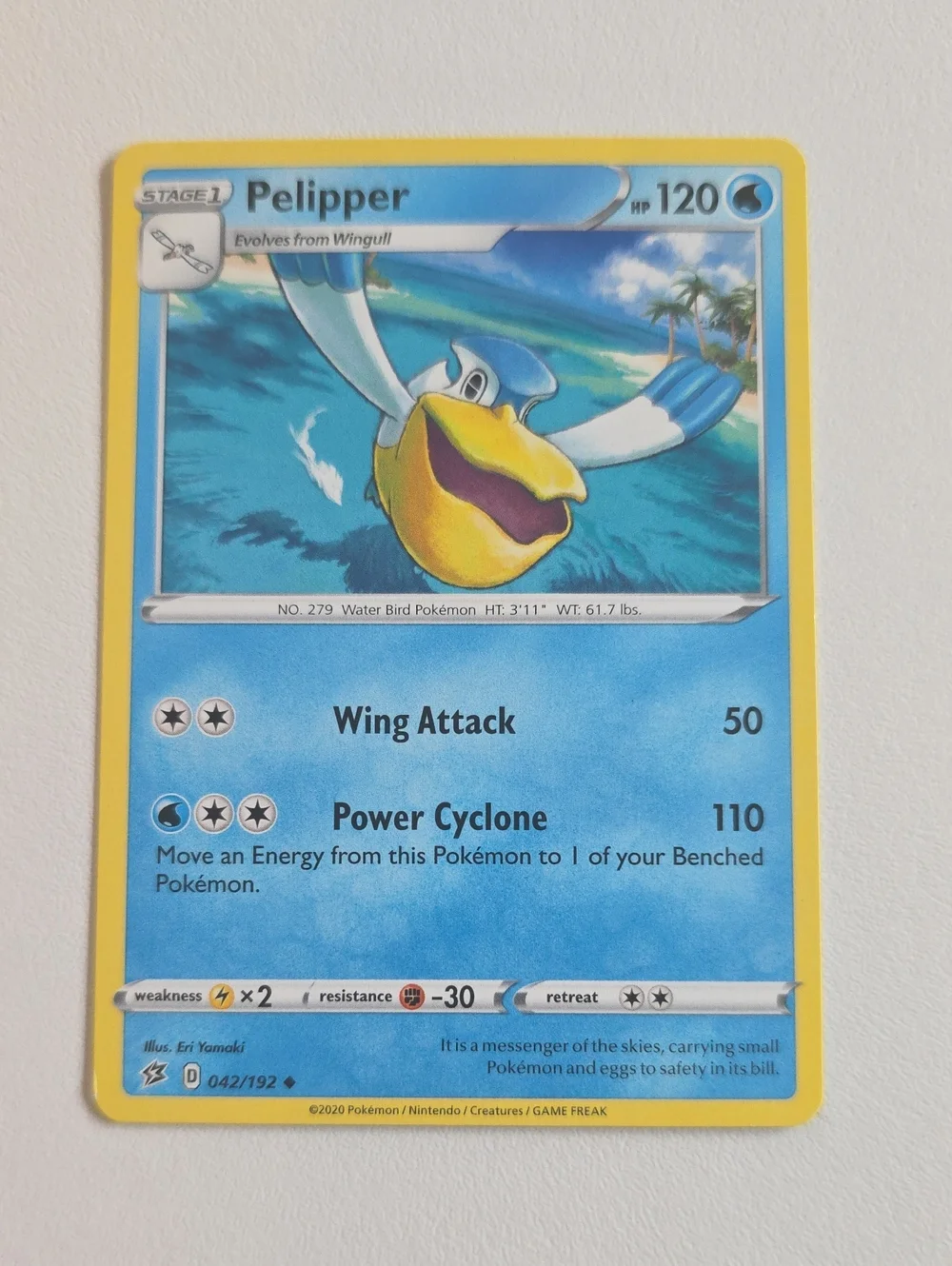 Pokemon Pelipper And Wingull Cards